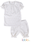 Mobile Preview: Mädchen Pyjama kurzarm aus Bio GOTS Baumwolle von iobio